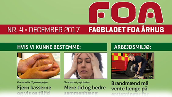 Læs julenummeret Fagbladet FOA Århus